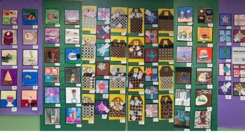 Elementary Art Show Collage